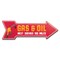 Signmission Gas  Oil Arrow Decal Funny Home Decor 24in Wide D-A-8-999850 - alternate 1